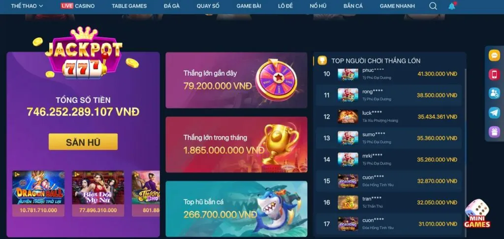 Đặt giới hạn cá cược tại 79win game